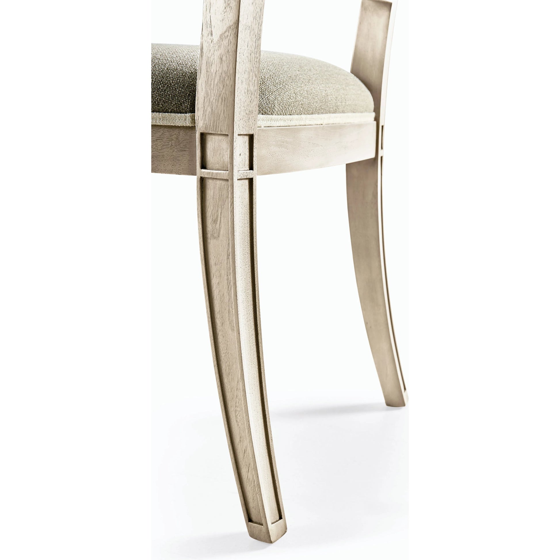 Timeless Flare Uph. Side Chair by Jonathan Charles. Made from beech wood, foam, fabric in a modern style.