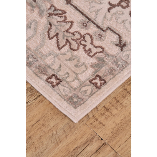 Soho Zam Transitional Oriental Rug - I3075 by Feizy in gray. Made from viscose in a unique style.