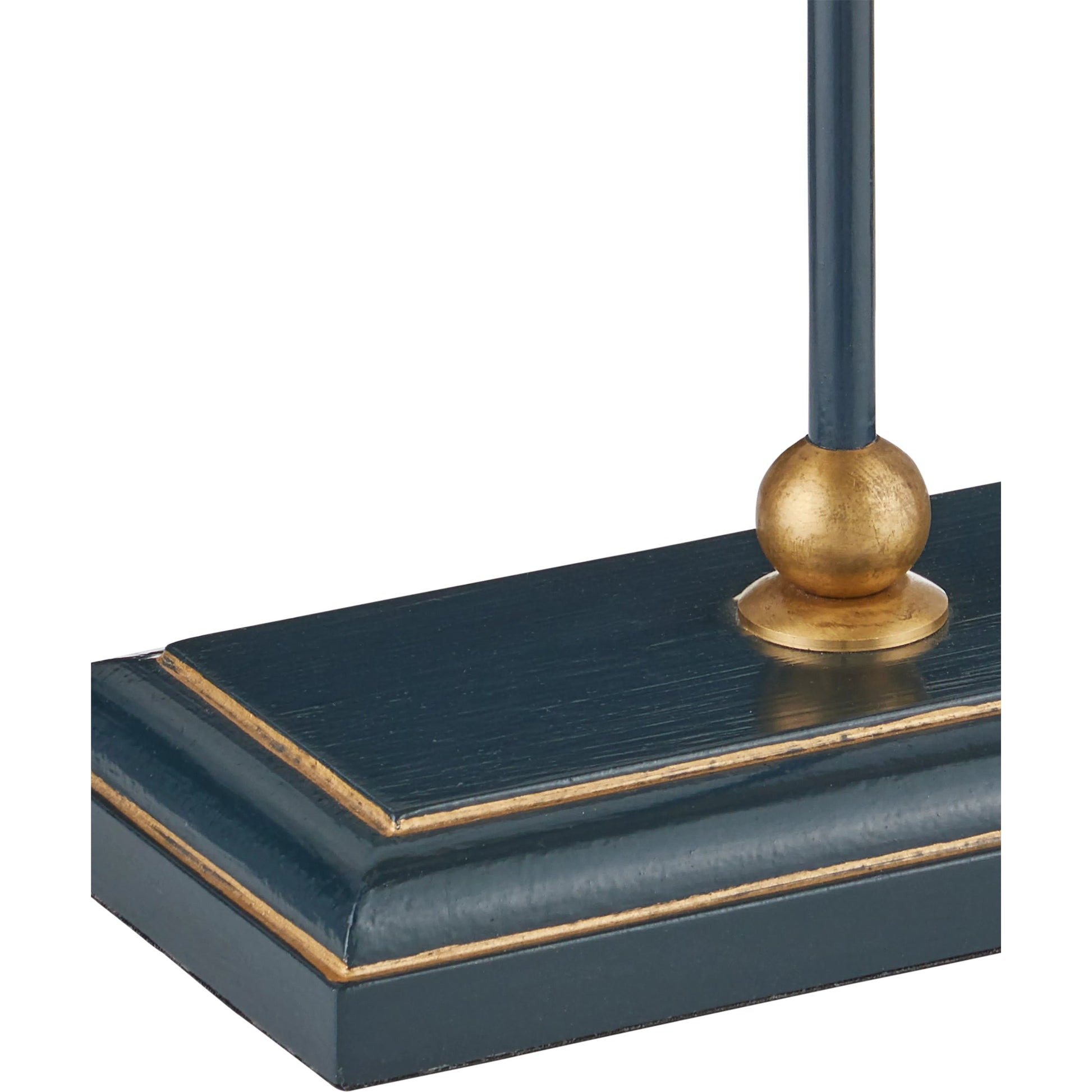 Daphne Table Lamp by Currey and Company. Made from iron, brass, engineered wood in a modern style.