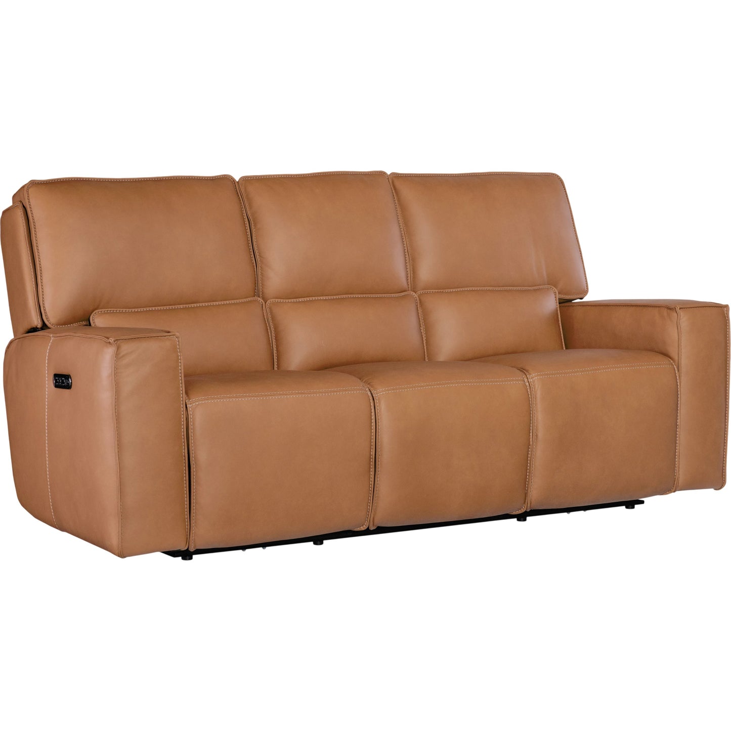 005 SI-2185886 | Primary Silo | Miles Zero Gravity Power Sofa w/ Power Headrest by Hooker Furniture. Made from leather in a modern style.