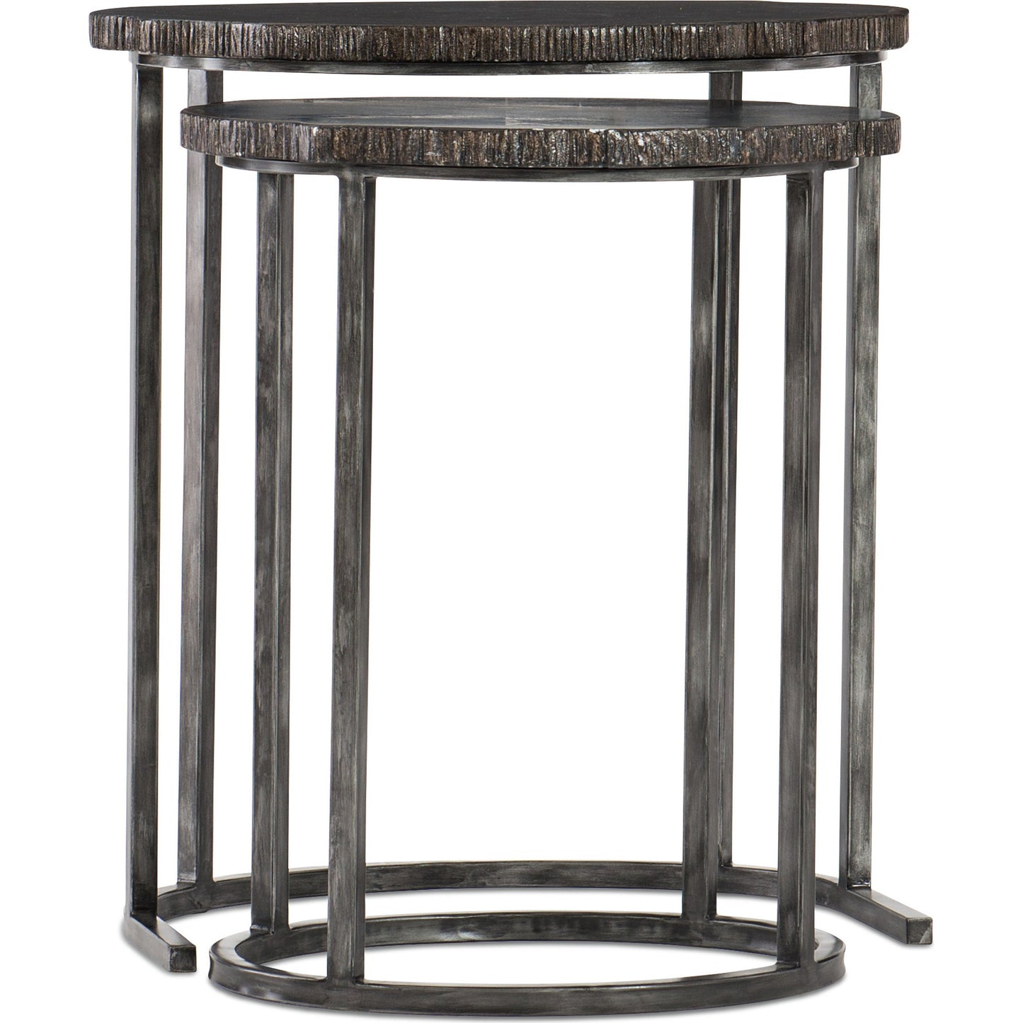 000 SI-1749363 | Primary Silo | Black Nesting Tables by Hooker Furniture in black. Made from hardwoods, metal tube in a transitional style.