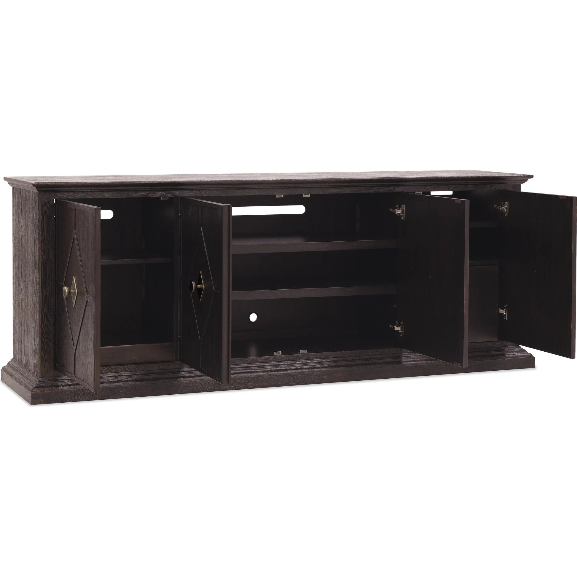 Driftwood Entertainment Credenza by Hooker Furniture. Made from unique in a transitional style.