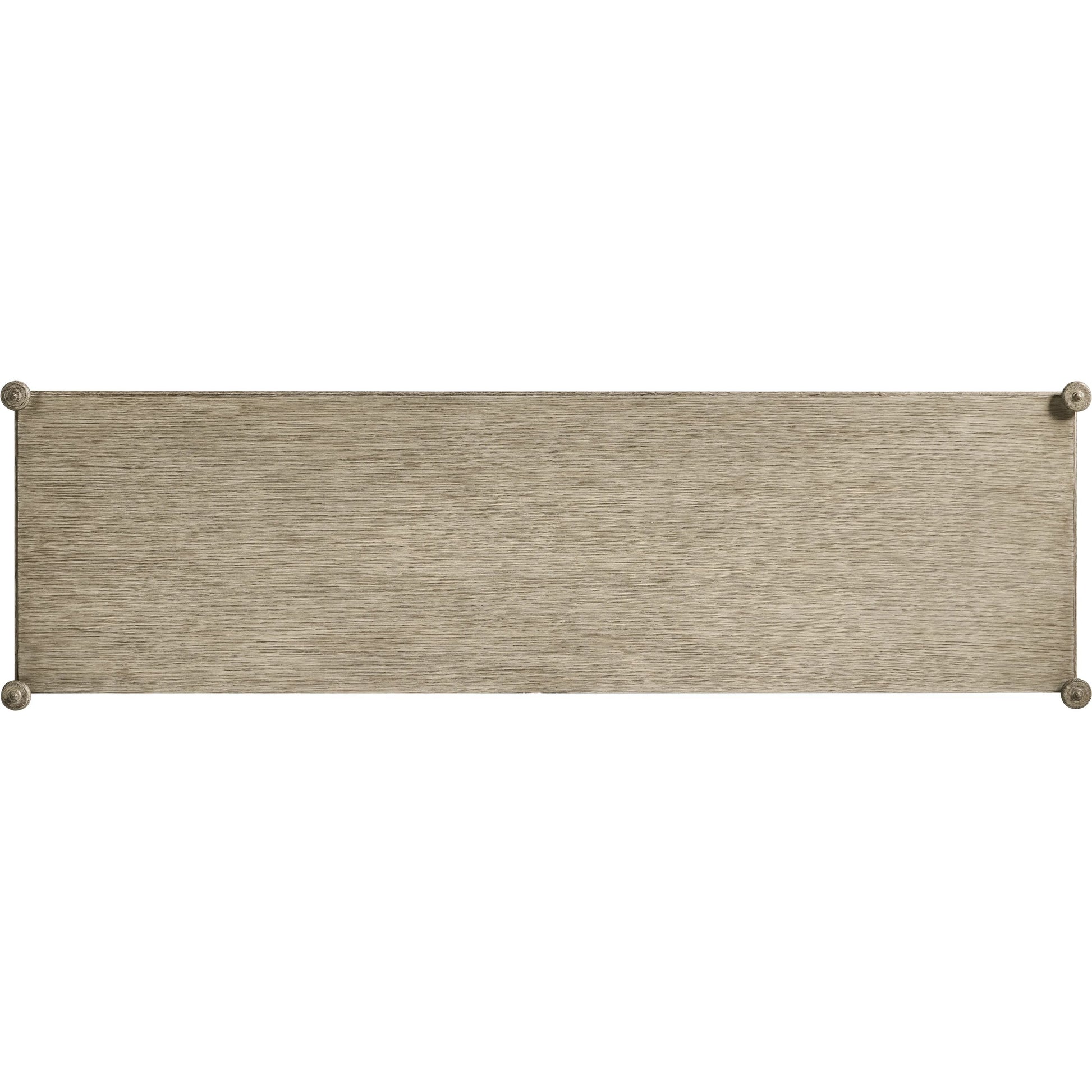 Morris Dresser by Jonathan Charles in grey and greyed oak. Made from oak, oak veneer, aluminum, sycamore veneer in a traditional style.