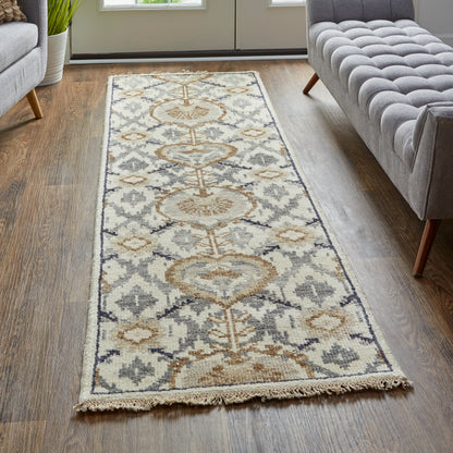 Beall Traditional Oriental Rug - 6712F by Feizy. Made from wool in a unique style.