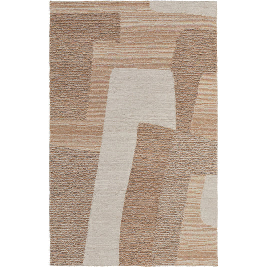 Pollock Rug - 8953F by Feizy in brown, tan, ivory. Made from wool, nylon in a unique style.