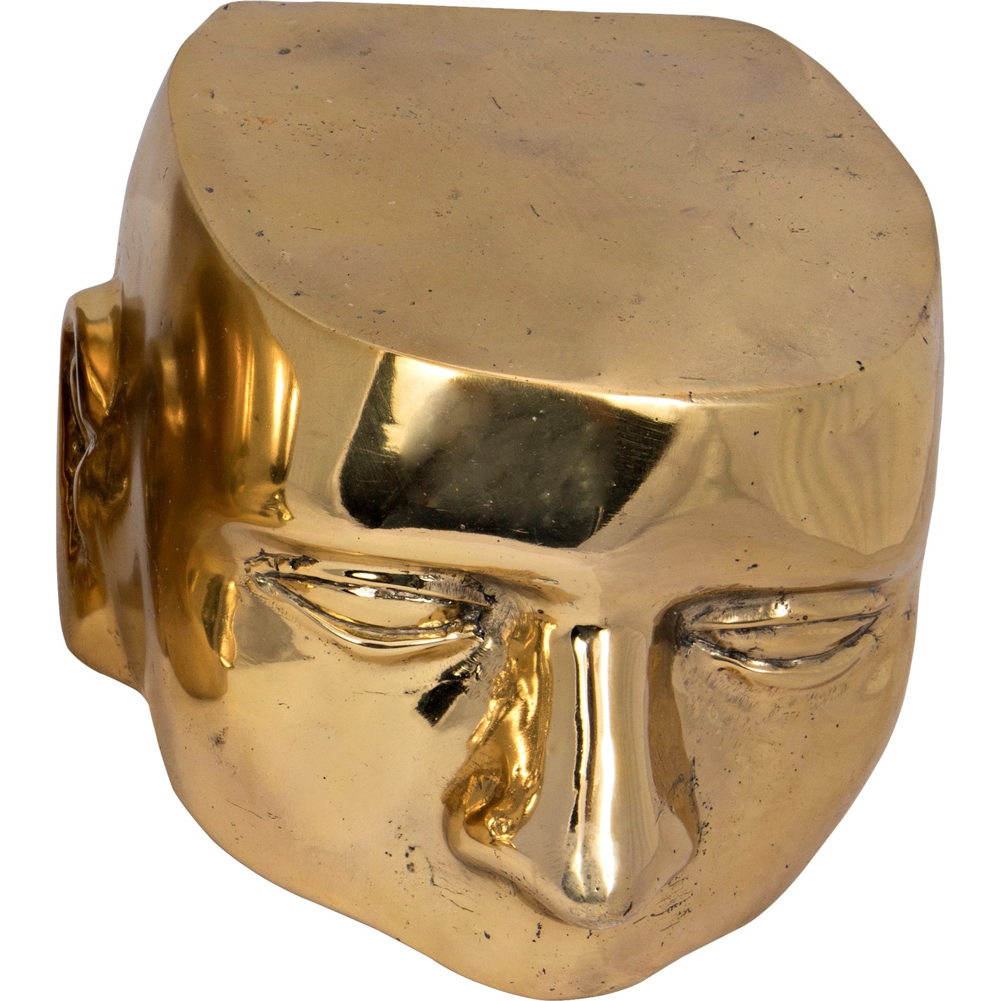 Set of 3 Character by Noir in brass. Made from brass in a eclectic & global style.