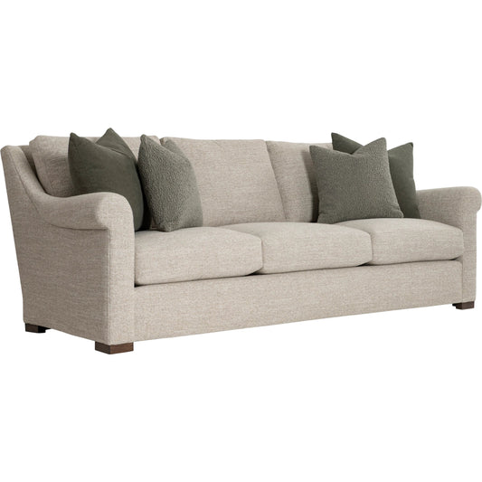 001 SI-2524053 | Primary Silo | Keirnan Fabric Sofa by Bernhardt in beige, tan. Made from polyfoam core, virgin polyester fibers, waterfowl feathers, waterfowl down in a transitional style.