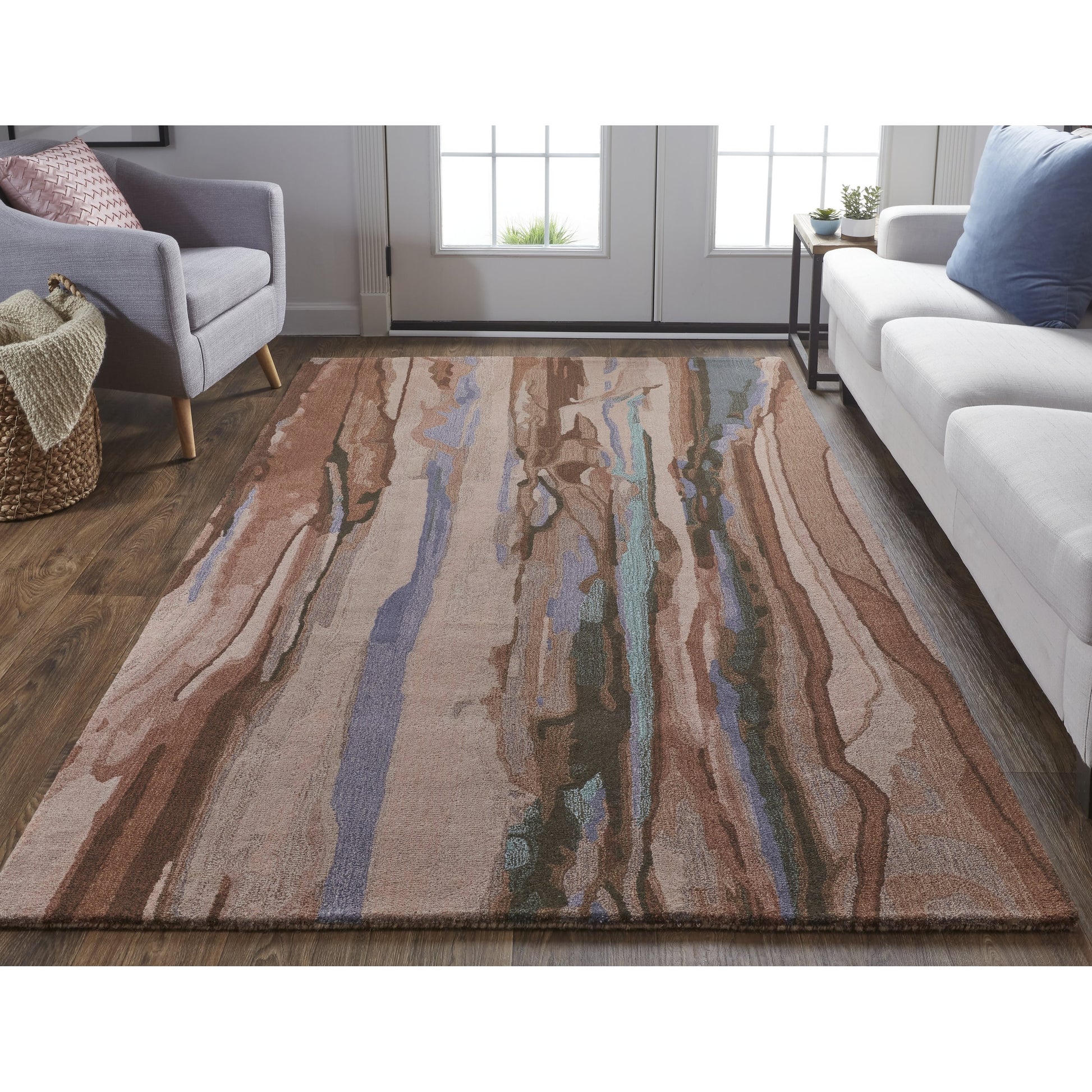 Amira Transitional Rug - 8634F by Feizy. Made from wool in a unique style.