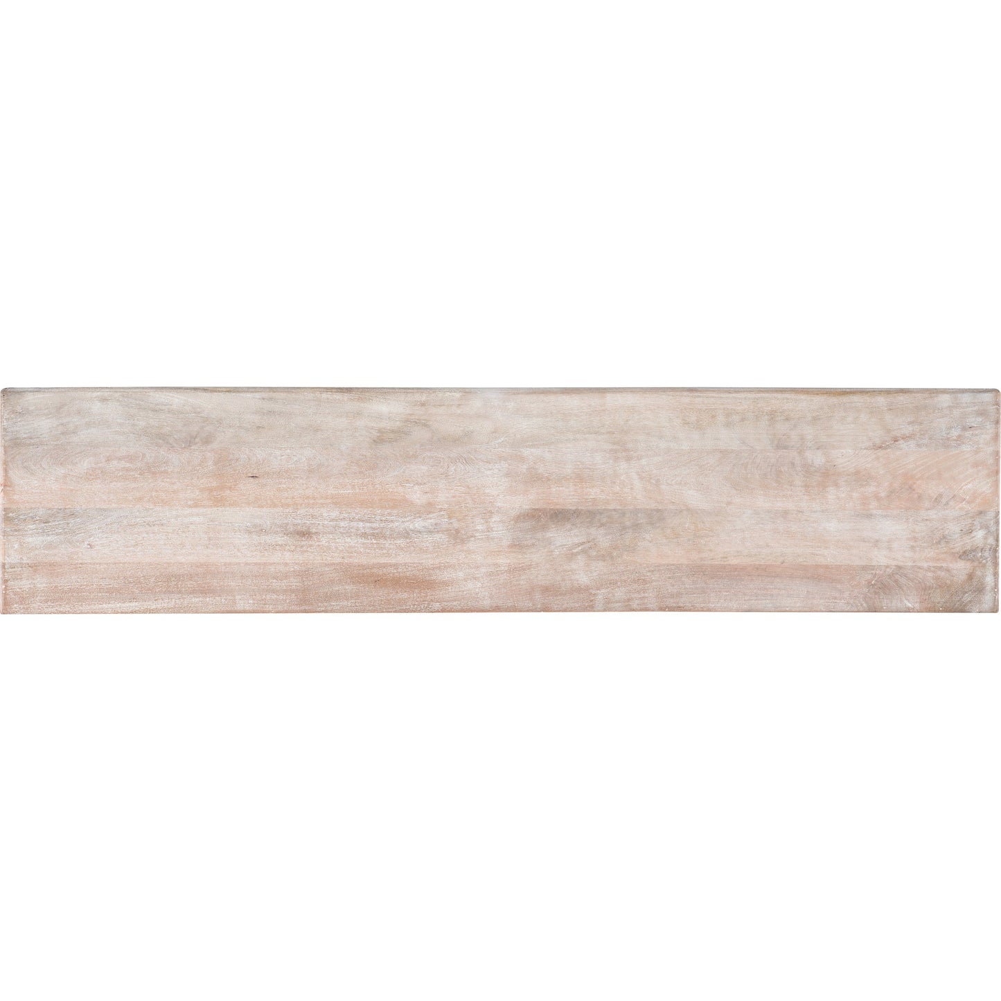 003 SI-1873167 | Additional Silo | Melange Whitmore Four Door Credenza by Hooker Furniture in light wood. Made from mango wood with bone inlay, iron in a transitional style.