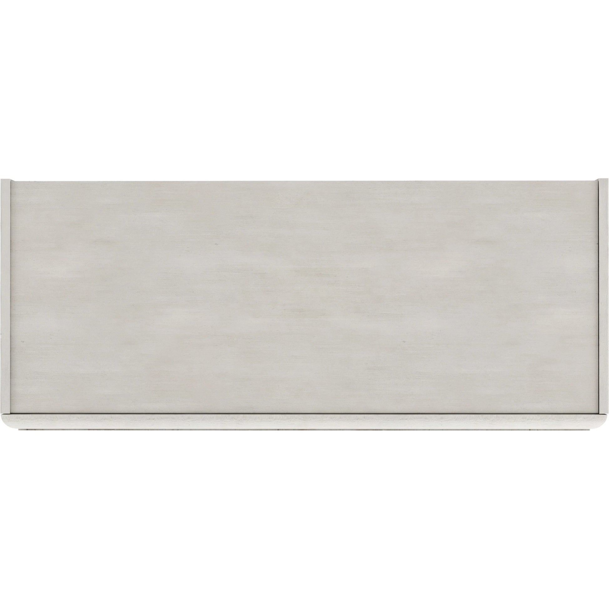 Alcove Display Cabinet by A.R.T. Furniture in belgian ivory, slate blue. Made from acacia solids, maple veneers, glass, linen, metal in a modern style.