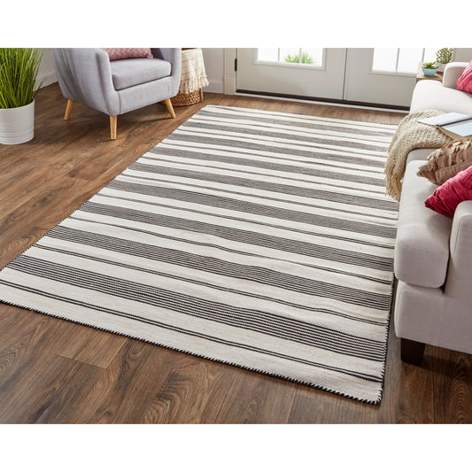 Duprine Transitional Stripes Rug - 0560F by Feizy. Made from unique in a unique style.