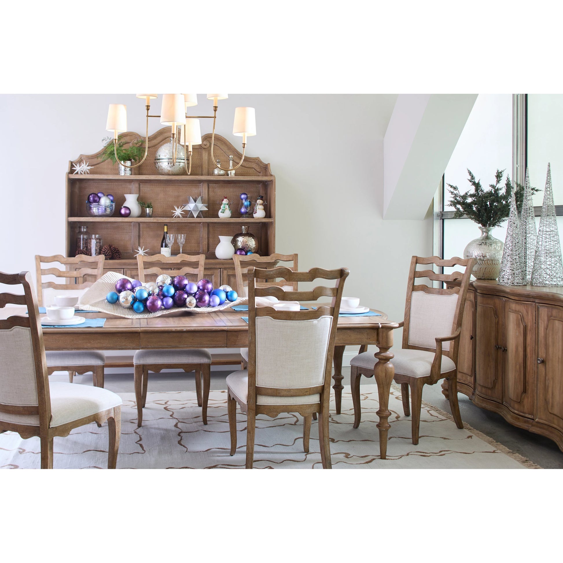 Weston Hills Upholstered Side Chairs (Set of 2) by Pulaski Furniture in flax seed. Made from hardwood solids, hickory veneers in a traditional style.