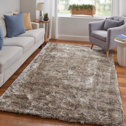 Blunham Solid Rug - 4116F by Feizy in gold, green. Made from polyester, cotton in a unique style.
