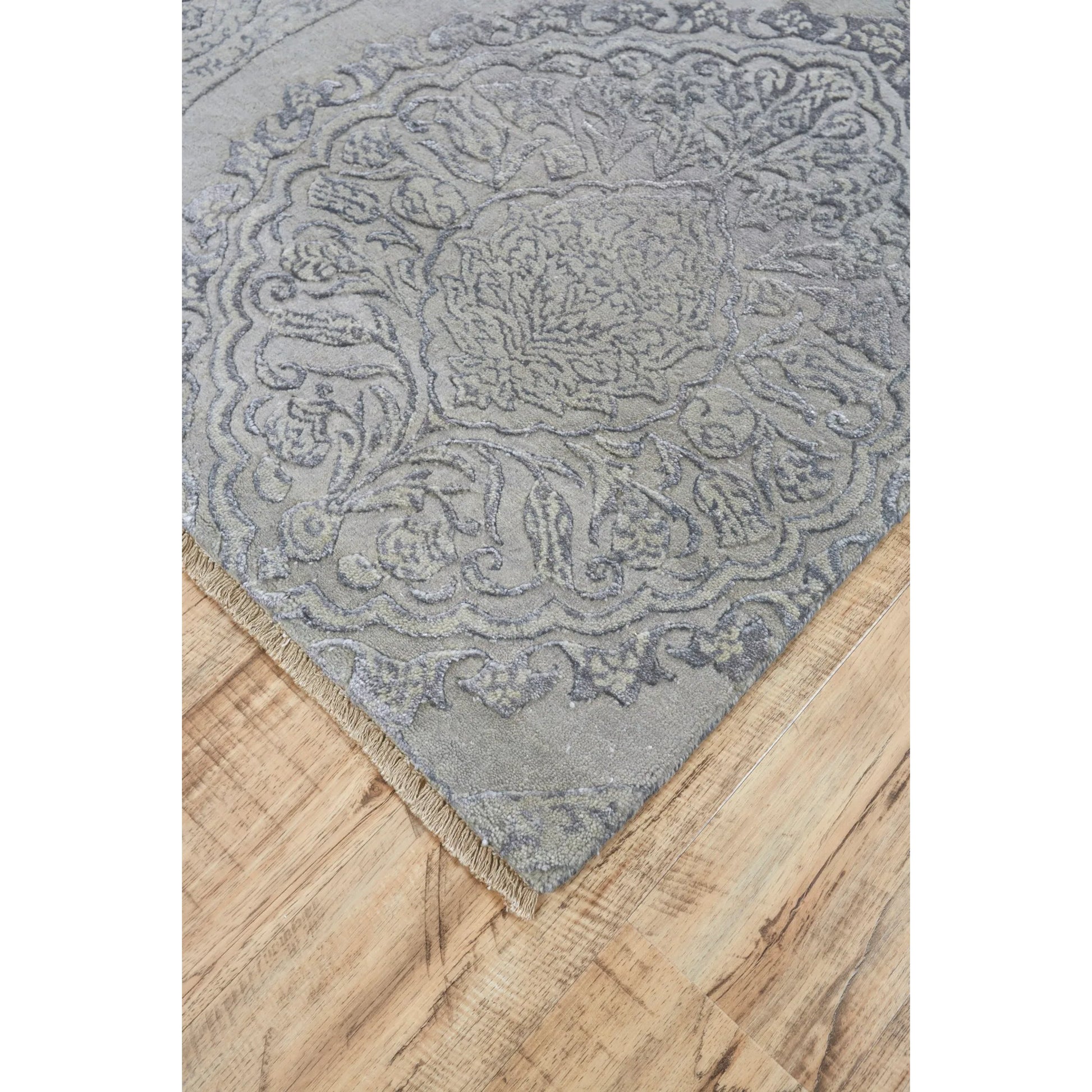 Alford Eyelash Wool Rug - 7075F by Feizy. Made from wool, viscose in a unique style.