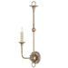 Nottaway Single Wall Sconce by Currey and Company. Made from wrought iron in a traditional style.