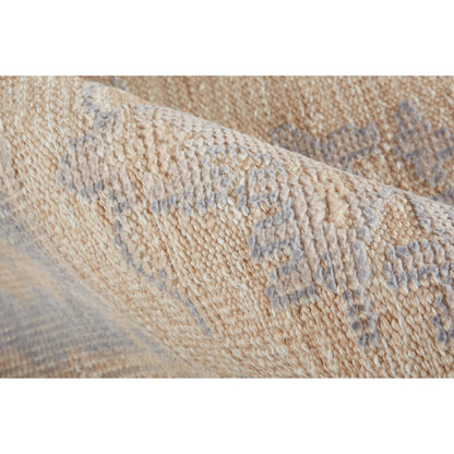 Wendover Transitional & Botanical Rug - 6862F by Feizy in tan, orange, blue. Made from pet in a unique style.