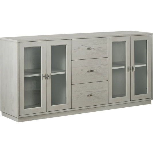 Zest 68" Sideboard by Zest in cream. Made from oak veneer in a modern style.