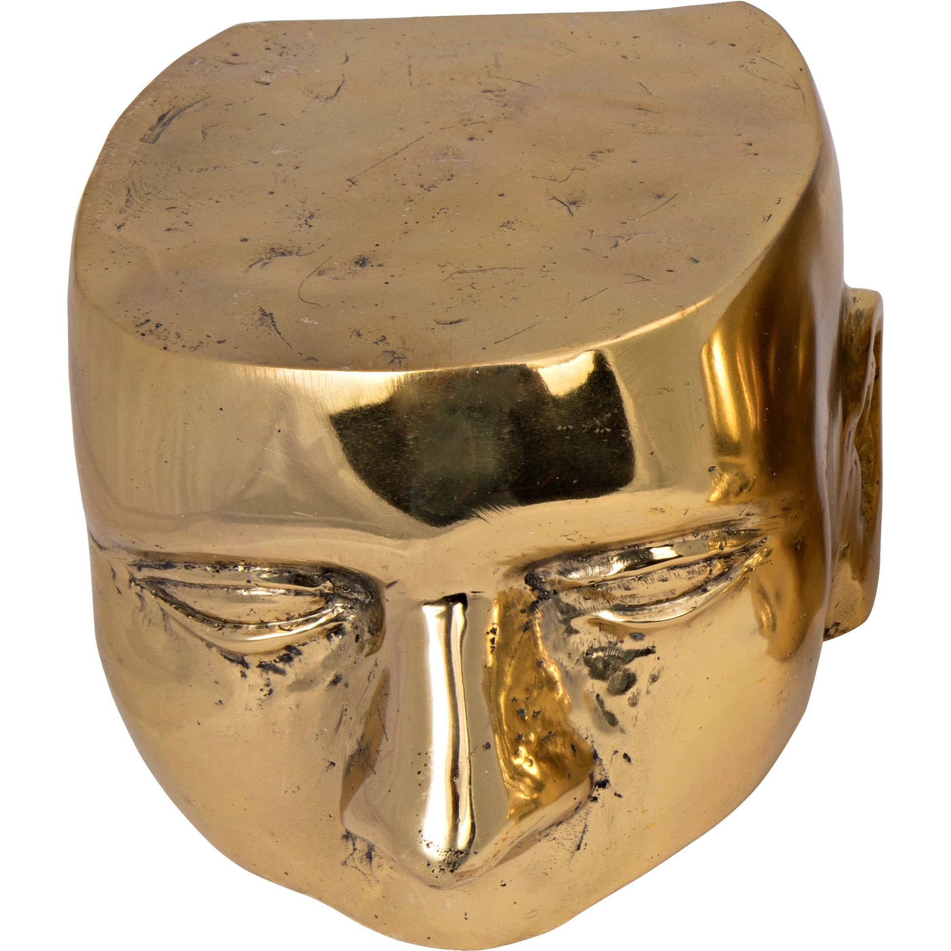 Set of 3 Character by Noir in brass. Made from brass in a eclectic & global style.