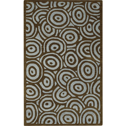 Artist Studio Rug - 15 by Surya in charcoal, light olive, pale blue. Made from 100% new zealand wool in a unique style.