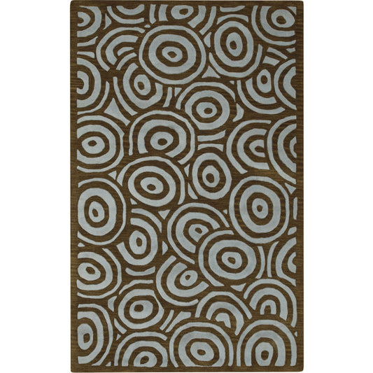 Artist Studio Rug - 15 by Surya in charcoal, light olive, pale blue. Made from 100% new zealand wool in a unique style.