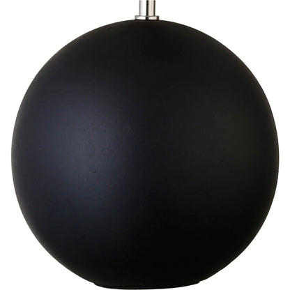Tuve Table Lamp by Moe's Home Collection in black. Made from polyresin base in a unique style.