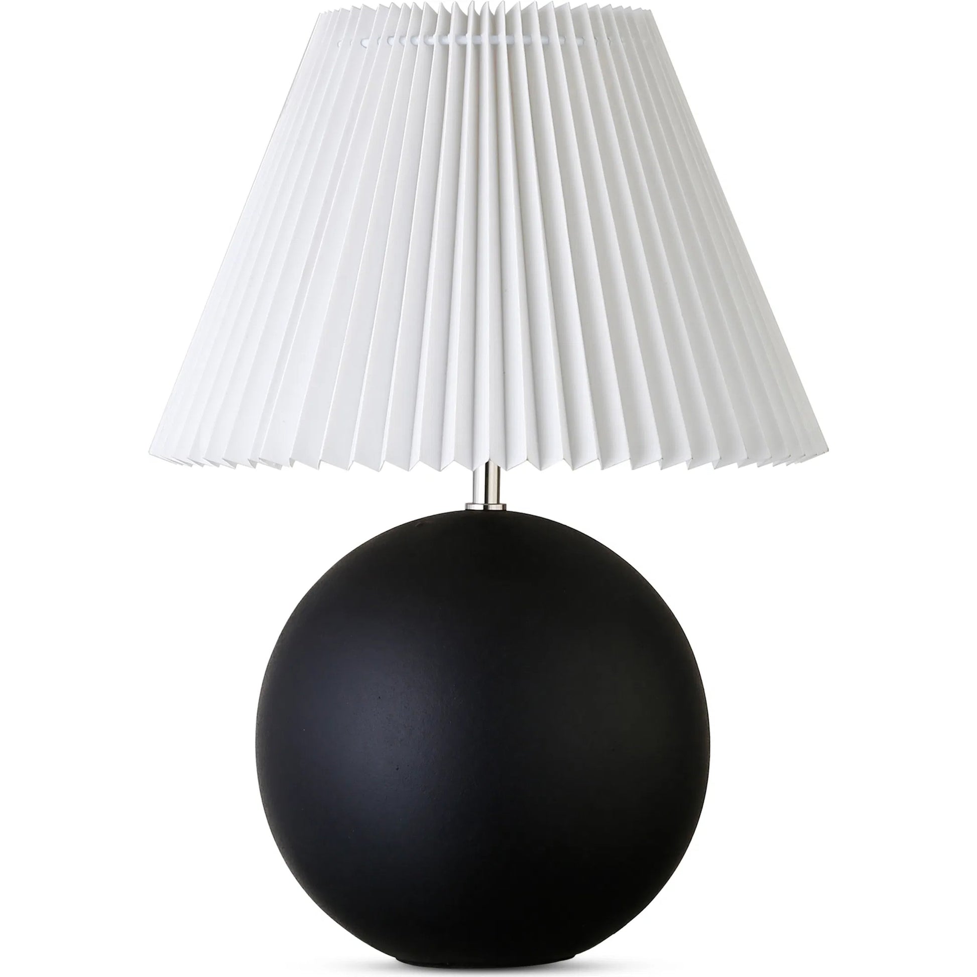 Tuve Table Lamp by Moe's Home Collection in black. Made from polyresin base in a unique style.