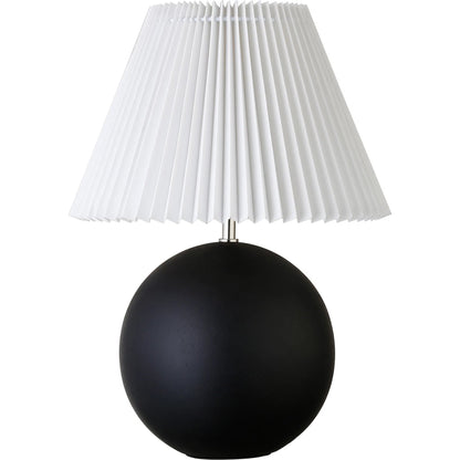 Tuve Table Lamp by Moe's Home Collection in black. Made from polyresin base in a unique style.