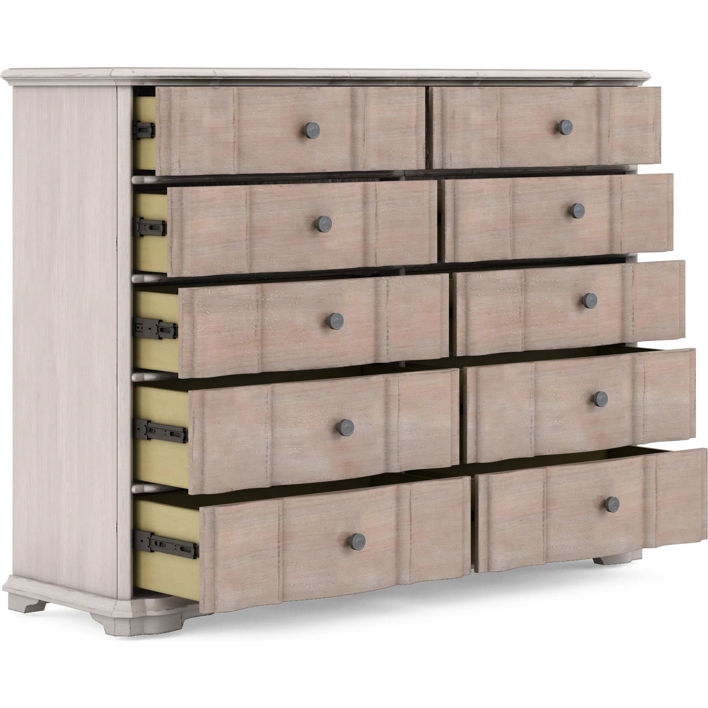 010 SI-2155734 | Additional Silo | Alcove Master Chest by A.R.T. Furniture in belgian ivory, washed maple. Made from acacia solids, maple veneers, metal in a modern style.