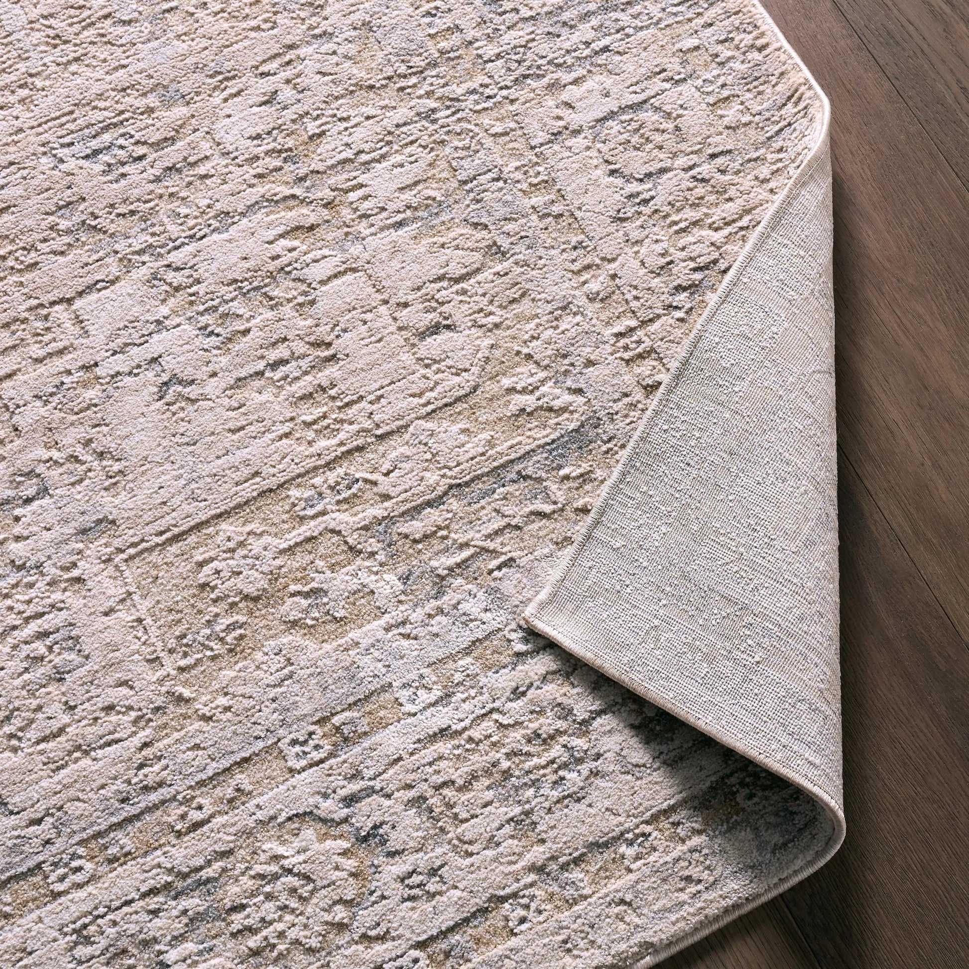Zarif ZAR03 Rug by Jaipur Living in cream, beige. Made from 100% polyester in a unique style.
