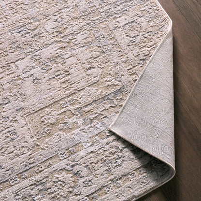 Zarif ZAR03 Rug by Jaipur Living in cream, beige. Made from 100% polyester in a unique style.
