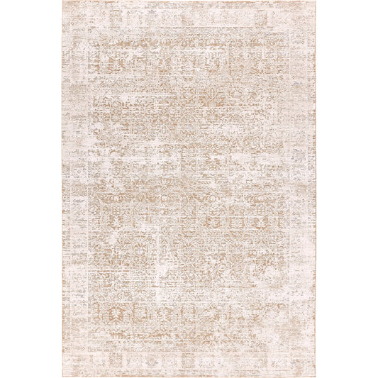 Zarif ZAR04 Rug by Jaipur Living in gold, cream. Made from 100% polyester in a unique style.