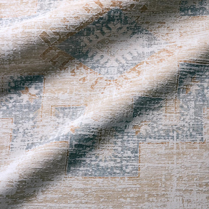 Zarif ZAR06 Rug by Jaipur Living in tan, beige, blue. Made from 70% polyester 30% polypropylene in a unique style.