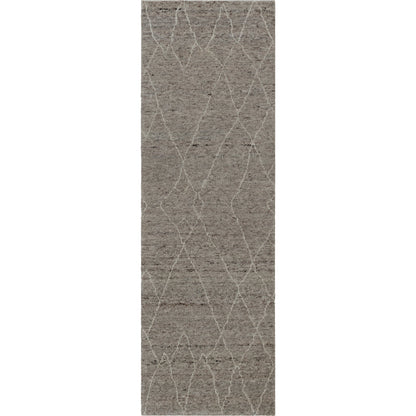 Zara ZAR-2300 Rug by Surya in charcoal, black, brown, cream. Made from 100% wool in a unique style.
