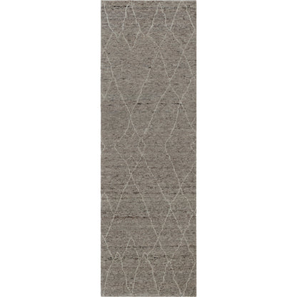 Zara Rug - 29842 by Surya in charcoal, black, brown, cream. Made from 100% wool in a unique style.