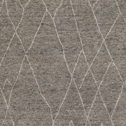 Zara ZAR-2300 Rug by Surya in charcoal, black, brown, cream. Made from 100% wool in a unique style.