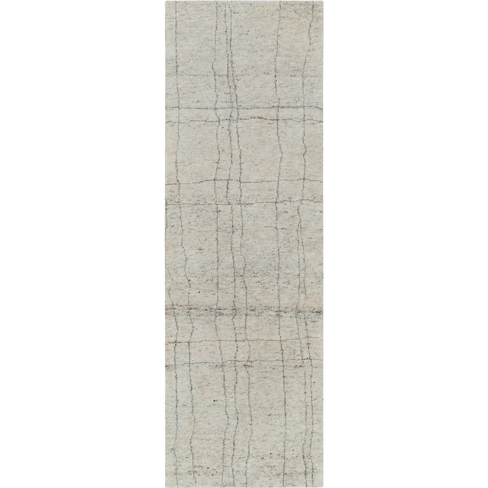 Zara Rug - 29844 by Surya in medium gray, charcoal, gray, light gray. Made from 70% wool, 30% viscose in a unique style.