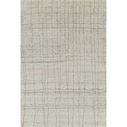 Zara Rug - 29844 by Surya in medium gray, charcoal, gray, light gray. Made from 70% wool, 30% viscose in a unique style.