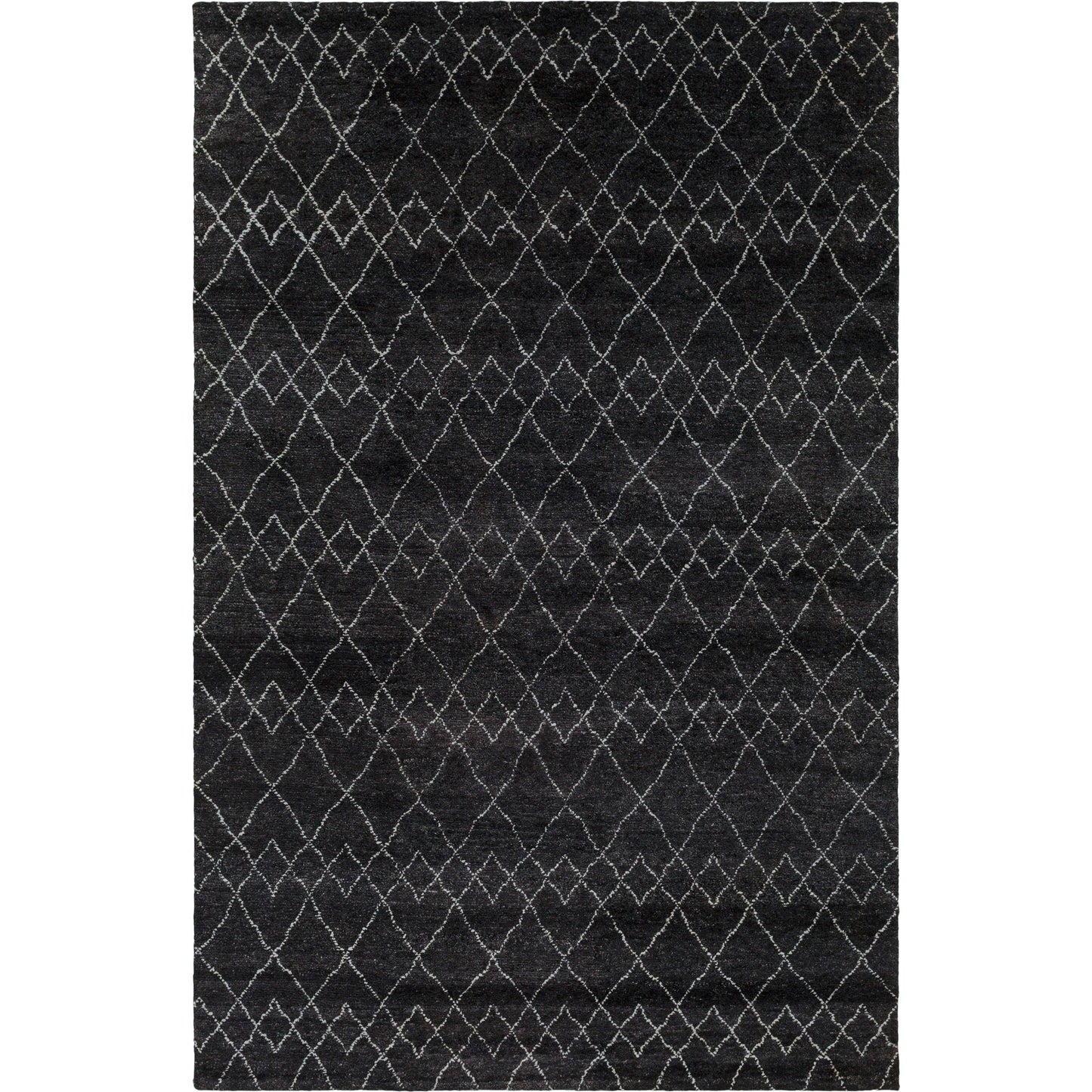 002 SI-1893963,SI-1893965,SI-1893967 | Primary Silo | Zara Rug - 29847 by Surya in black, charcoal, cream. Made from 70% wool, 30% viscose in a unique style.