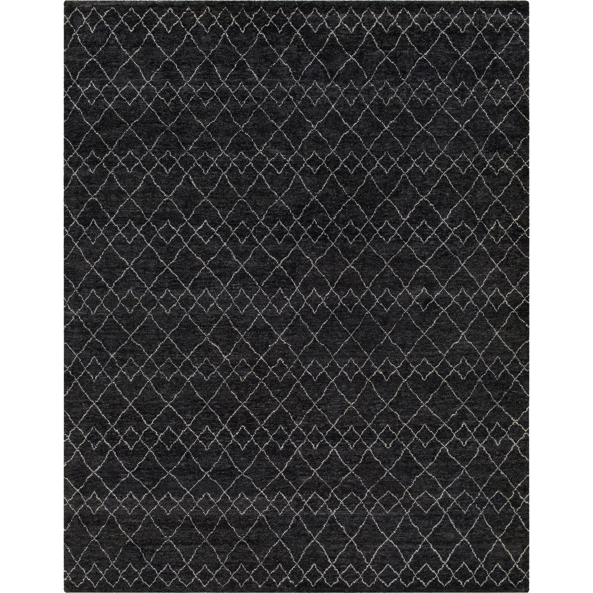 Zara Rug - 29847 by Surya in black, charcoal, cream. Made from 70% wool, 30% viscose in a unique style.