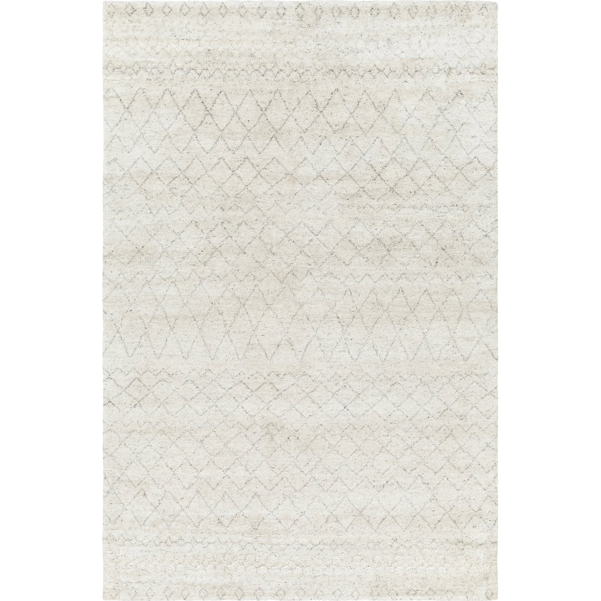 Zara ZAR-2306 Rug by Surya in light gray, gray, medium gray. Made from 70% viscose, 30% wool in a unique style.