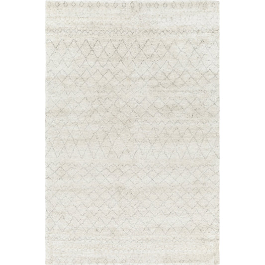 Zara Rug - 29848 by Surya in light gray, gray. Made from 70% viscose, 30% wool in a unique style.