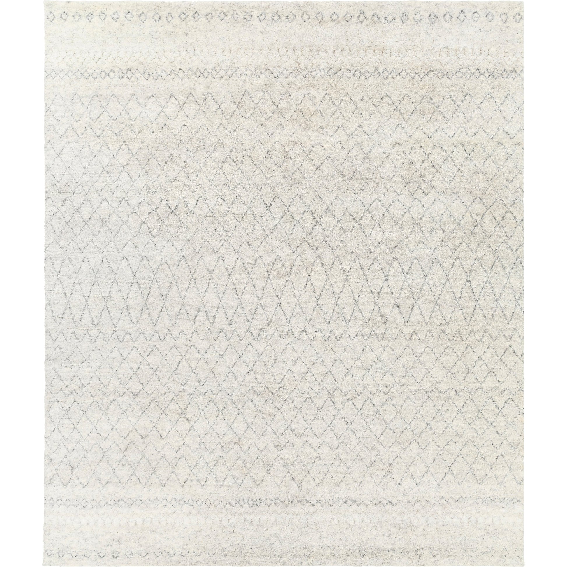 Zara Rug - 29848 by Surya in light gray, gray, medium gray. Made from 70% viscose, 30% wool in a unique style.