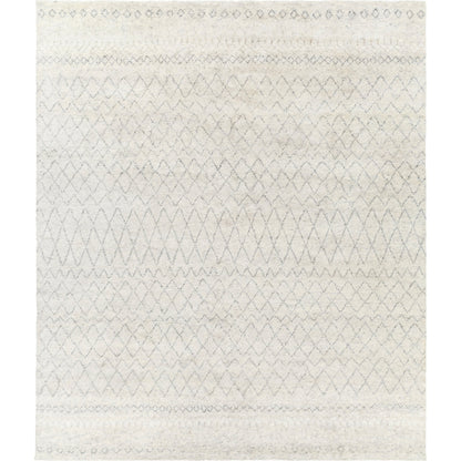 Zara Rug - 29848 by Surya in light gray, gray, medium gray. Made from 70% viscose, 30% wool in a unique style.