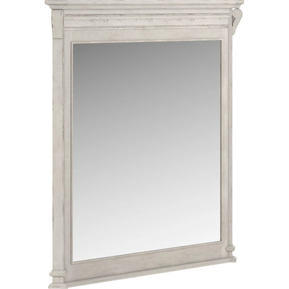 Alcove Dresser Mirror by A.R.T. Furniture in belgian ivory. Made from acacia solids, maple veneers, mirror in a modern style.