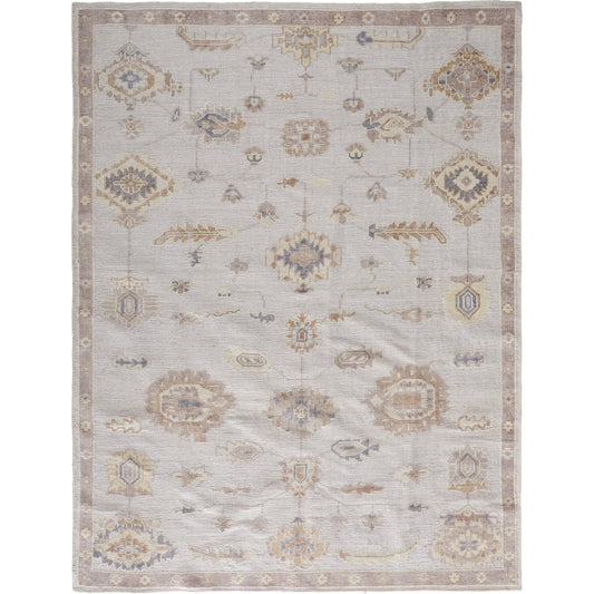 Wendover Transitional Oriental Rug - 6846F by Feizy in ivory, orange. Made from pet in a unique style.