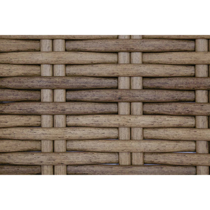 Havana Outdoor Sofa by Sunset West in tobacco. Made from resin wicker in a modern style.