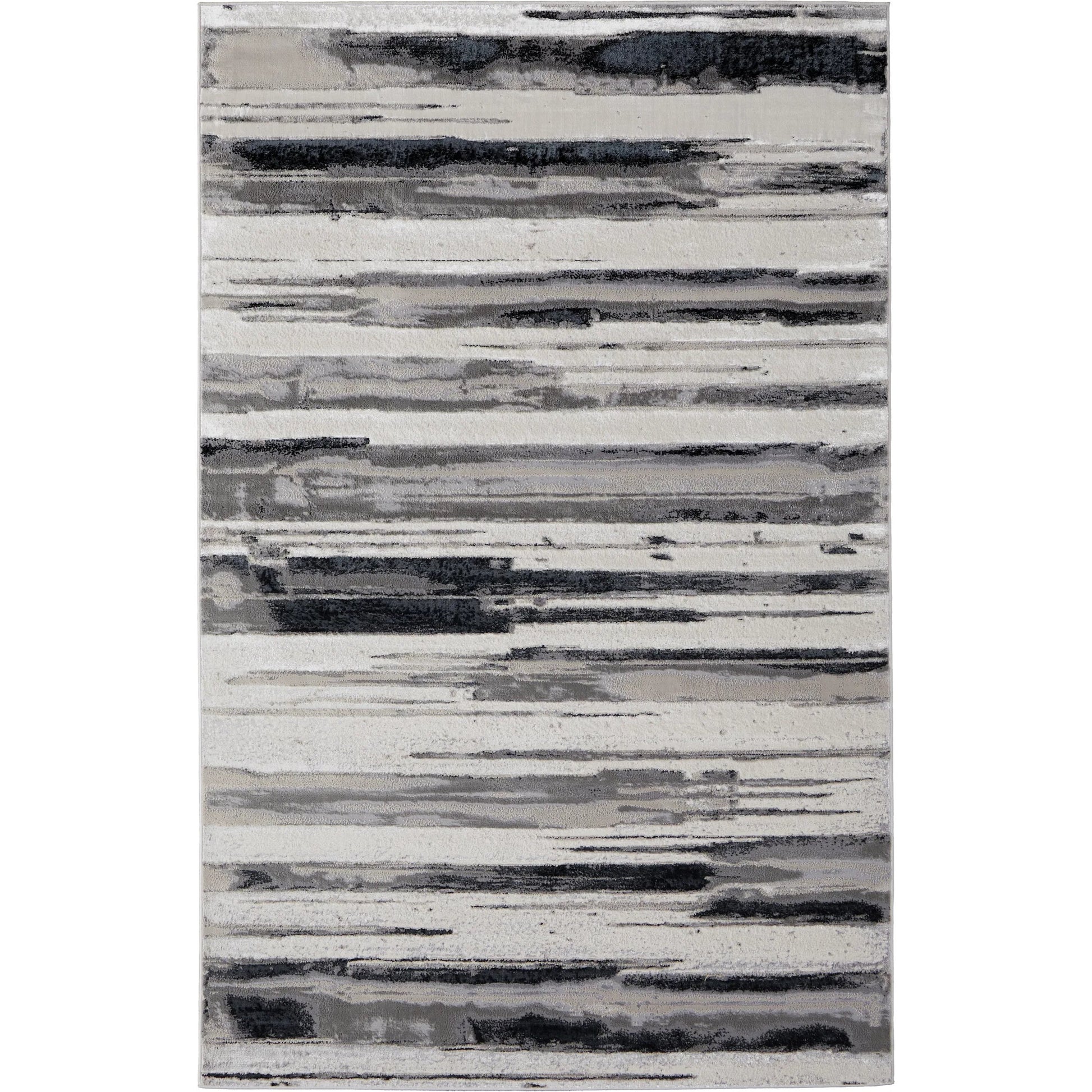 Micah Rug - 3049F by Feizy in silver, gray, black. Made from polyester, polypropylene in a unique style.