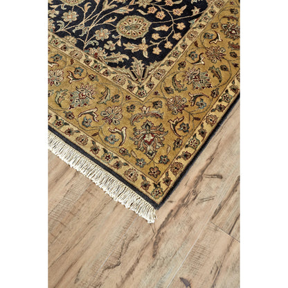 Sophia Rug - 6581F by Feizy in gold, black. Made from silk, wool in a unique style.