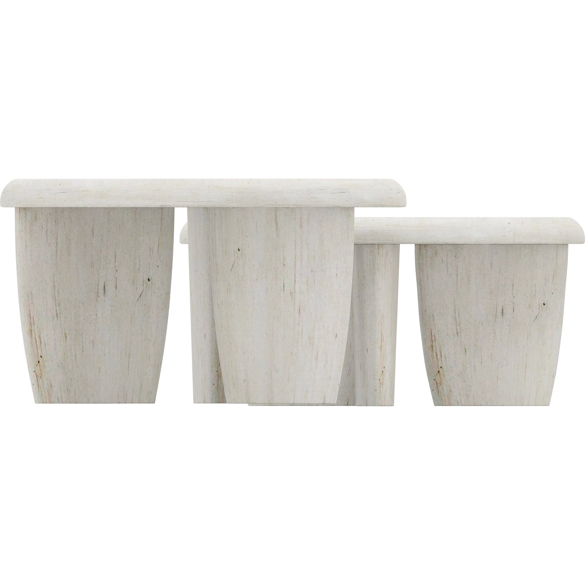 Ashlar Tall Cocktail Table by A.R.T. Furniture in bisque. Made from parawood solids, birch veneers, resin in a transitional style.