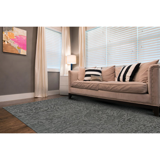 Leilani Rug - 6447F by Feizy in gray. Made from viscose in a unique style.